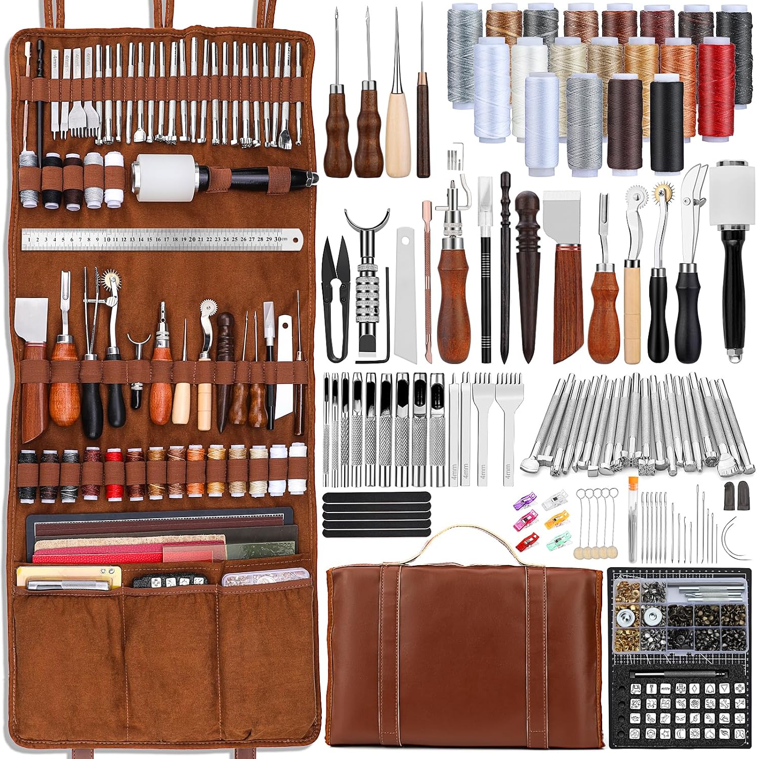 Leatherwork Kit - Leather Tooling Kit Leather Craft Tools