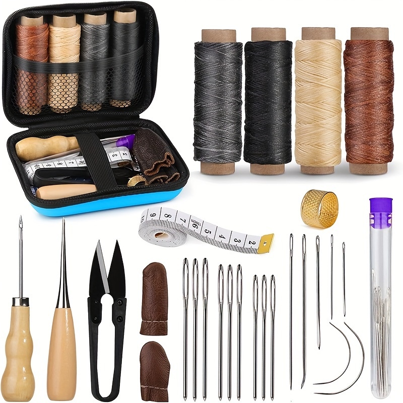 Leatherwork Kit - Leather Sewing Kit, Leather Repair Kit