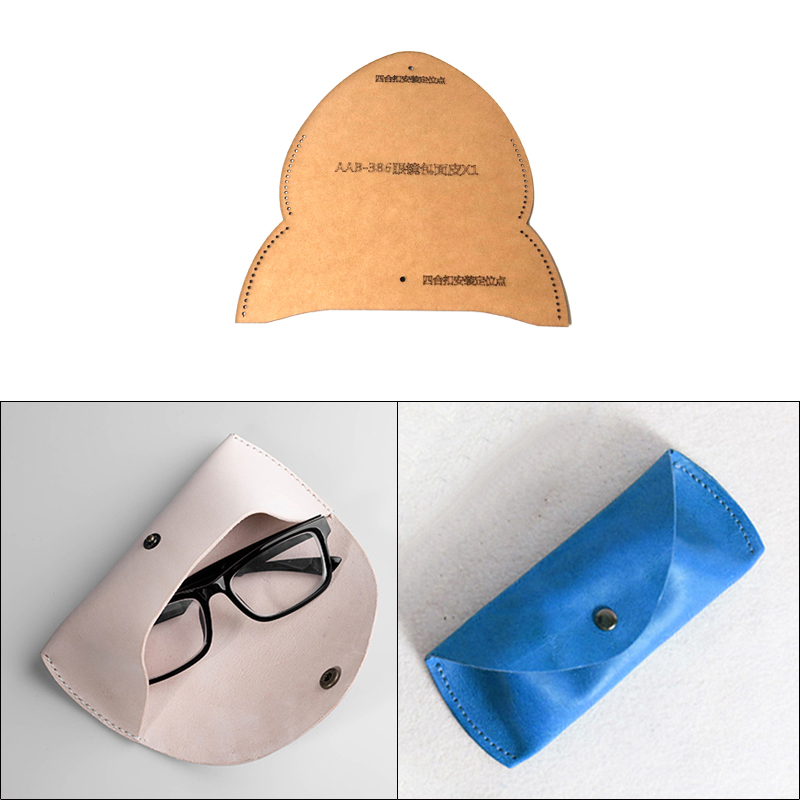 Leatherwork Kit - Kraft Paper Leather Craft Glasses Case