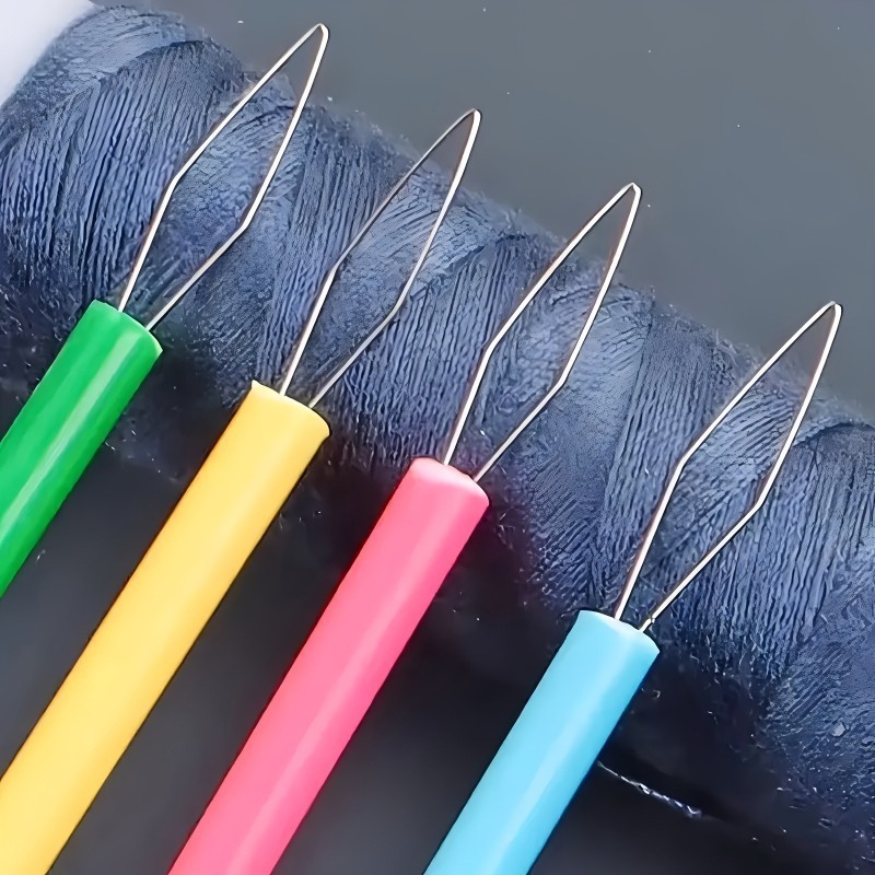 Waxed Thread Linen - 5pcs Colorful Threaders - Cylindrical Threading