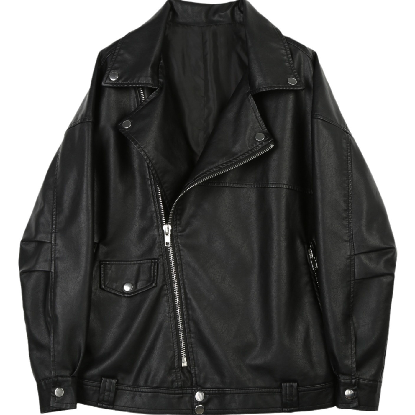 Coats Women Faux Leather Short - Leather Work Jacket Women'S 评论和价格