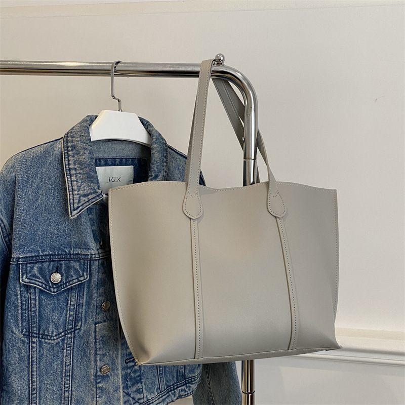 Classic Large Capacity Leather - Leather Work Handbags For Women 评论和价格