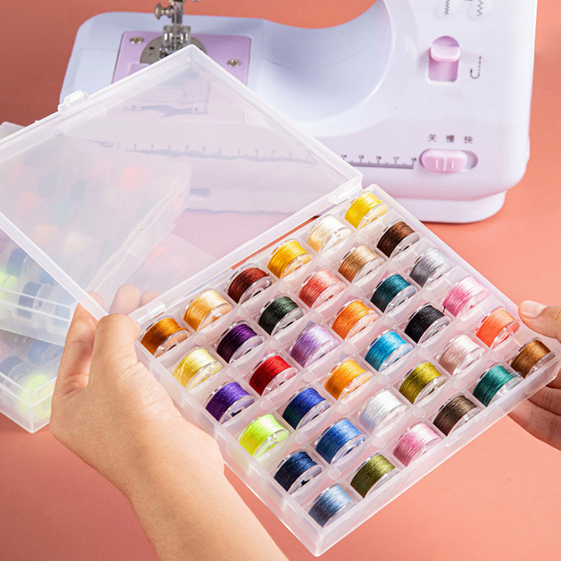 Sewing Bobbins Box Set Sewing  - Waxed Thread Linen 评论和价格
