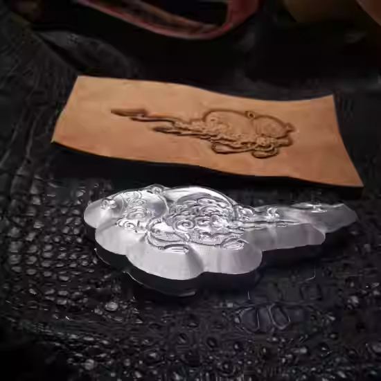 3D Gourd-shaped Leather Emboss - Leatherwork Flowers 评论和价格