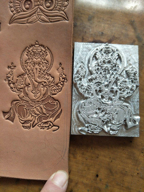 3D Gourd-shaped Leather Emboss - Leatherwork Flowers 评论和价格