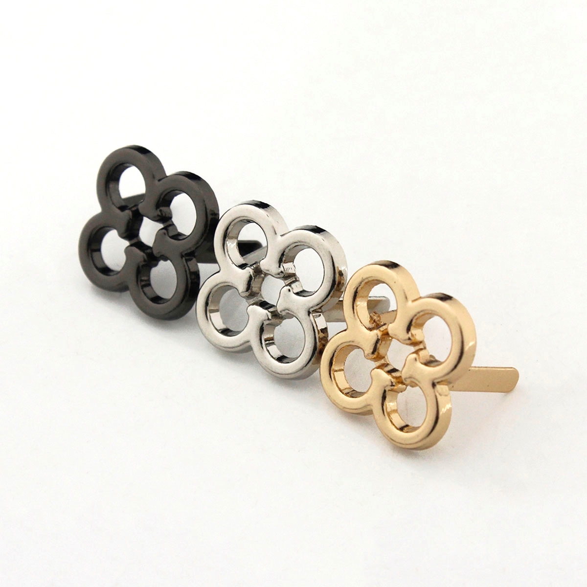 2pcs Metal Flower Shape Decora - Leatherwork Flowers 评论和价格