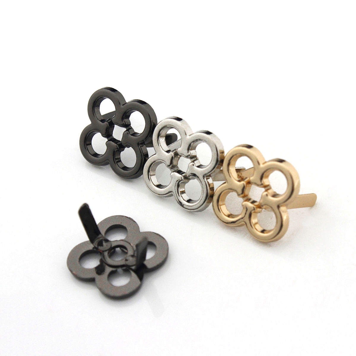 2pcs Metal Flower Shape Decora - Leatherwork Flowers 评论和价格
