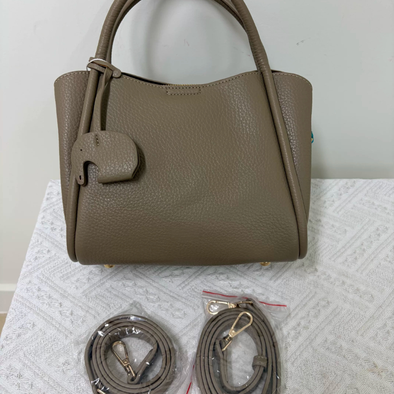 Women's Leather Bucket Bag Cas - Leather Work Handbags For Women 评论和价格