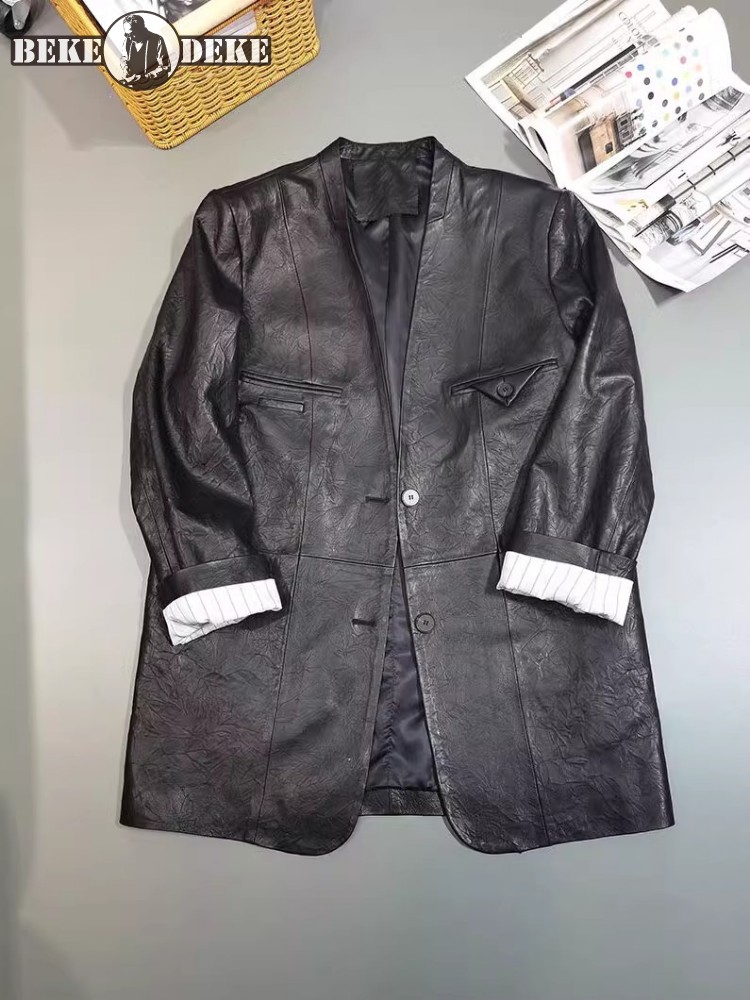 Vintage Office Ladies Autumn W - Leather Work Jacket Women'S 评论和价格