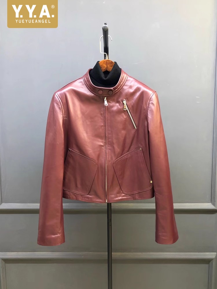 Females Spring Autumn New Styl - Leather Work Jacket Women'S 评论和价格