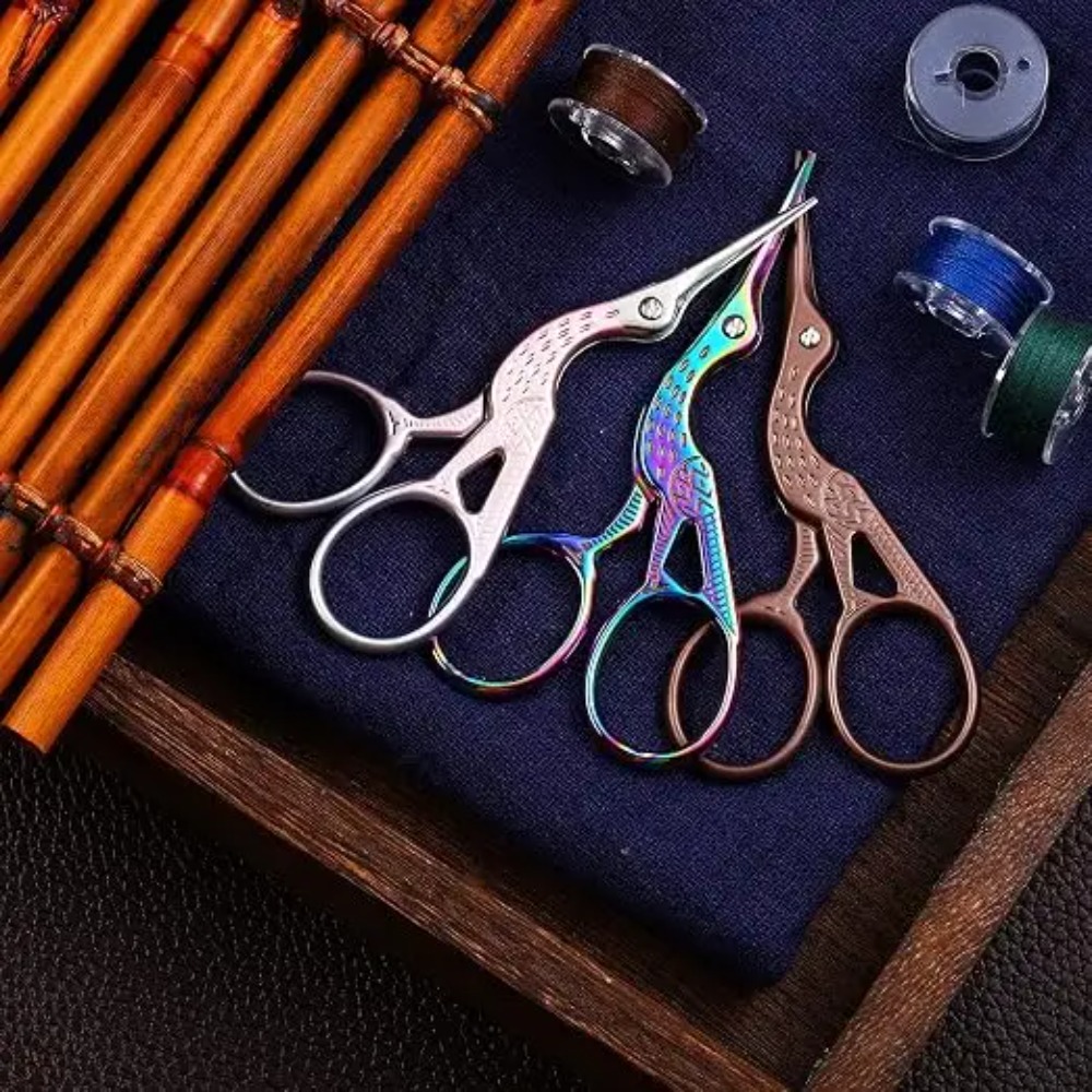 Bird Shape Stainless Steel Emb - Waxed Thread Linen 评论和价格