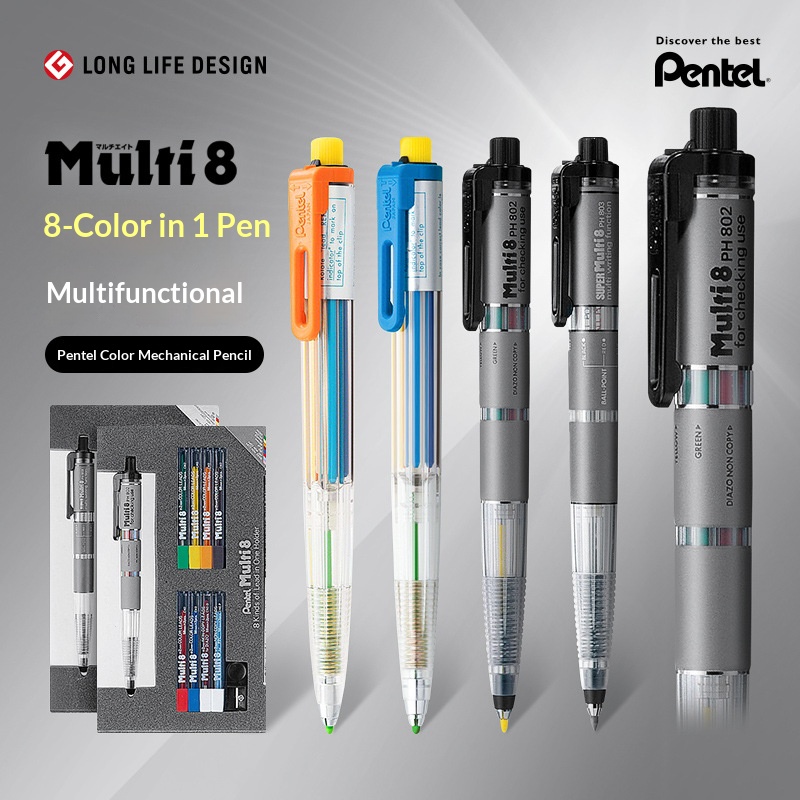 Pentel Multi 8 in 1 Color Mech - Staedtler Pencil Lumocolor 评论和价格