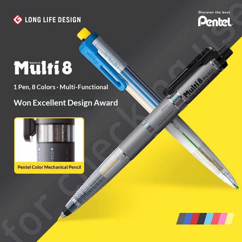 Pentel Multi 8 in 1 Color Mech - Staedtler Pencil Lumocolor 评论和价格