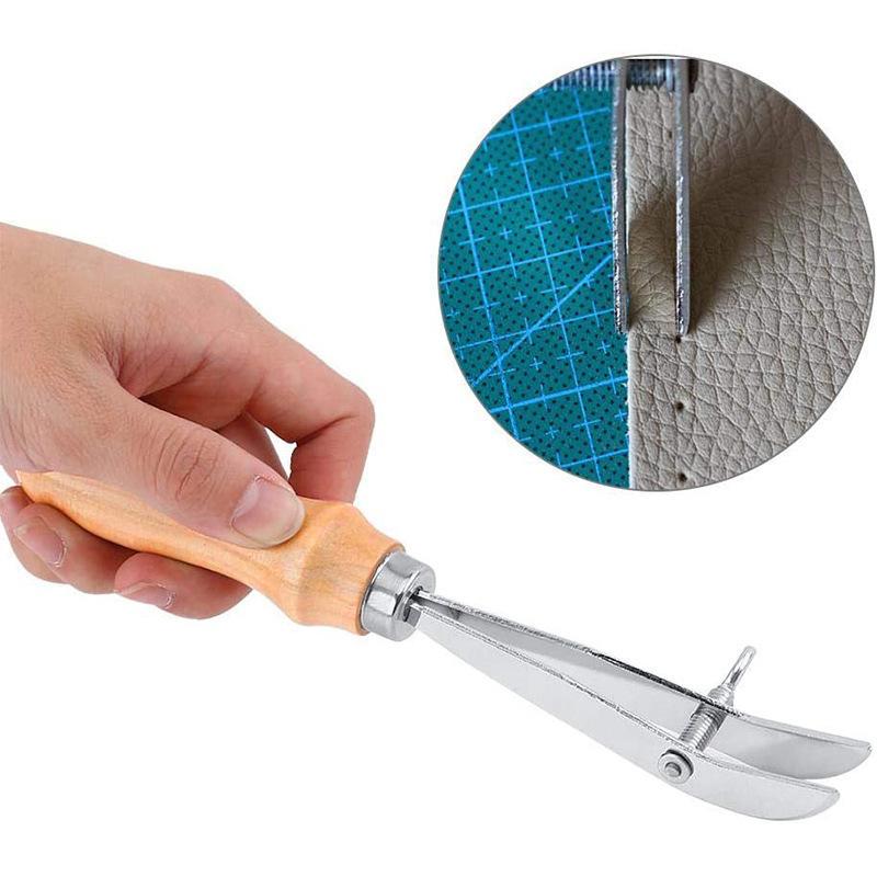 *Adjustable Leather Edge Groov - Groover Stitching Tool 评论和价格