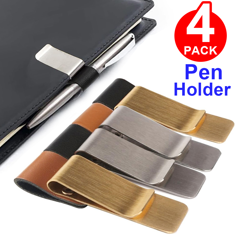 Handmade Leather Brass Stainle - Leather Work Notepad 评论和价格