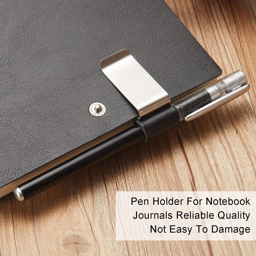 Handmade Leather Brass Stainle - Leather Work Notepad 评论和价格