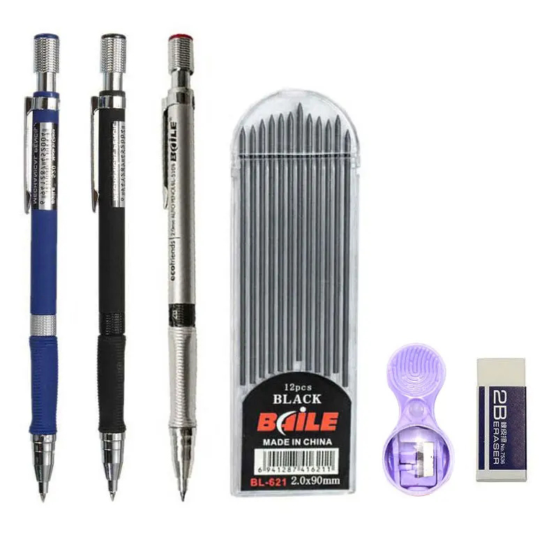 2.0mm Mechanical Pencil Set 2B - Staedtler Pencil Lumocolor 评论和价格