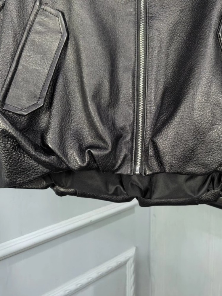 Autumn Fashion Natural Sheepsk - Leather Work Jacket Women'S 评论和价格