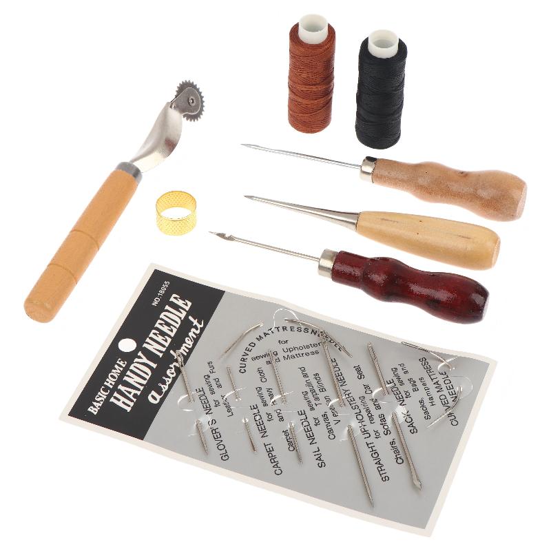 Leather Sewing Tools Kit Woode - Groover Stitching Tool 评论和价格