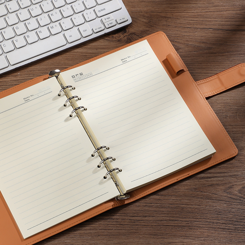 Business Leather Loose-Leaf No - Leather Work Notepad 评论和价格
