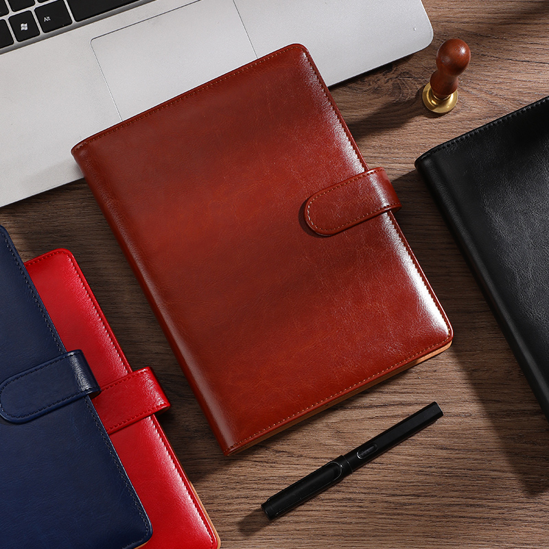 Business Leather Loose-Leaf No - Leather Work Notepad 评论和价格