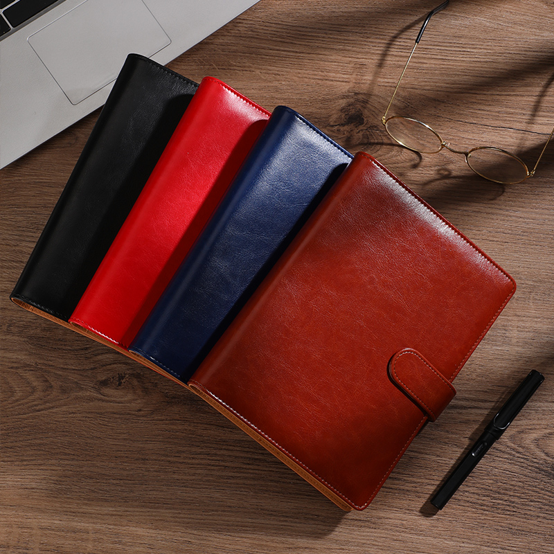 Business Leather Loose-Leaf No - Leather Work Notepad 评论和价格