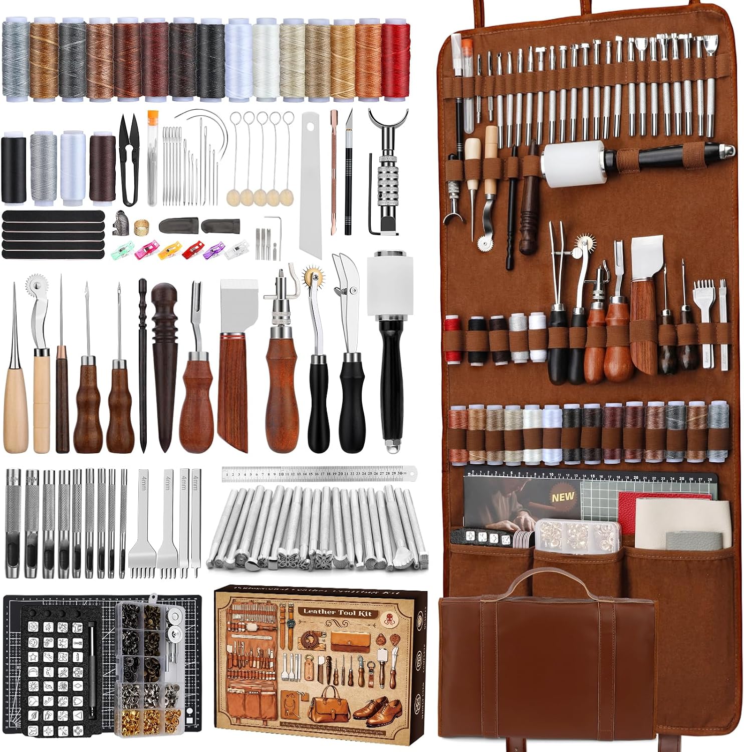 Leather Working Kit, Leather W - Leatherwork Kit 评论和价格