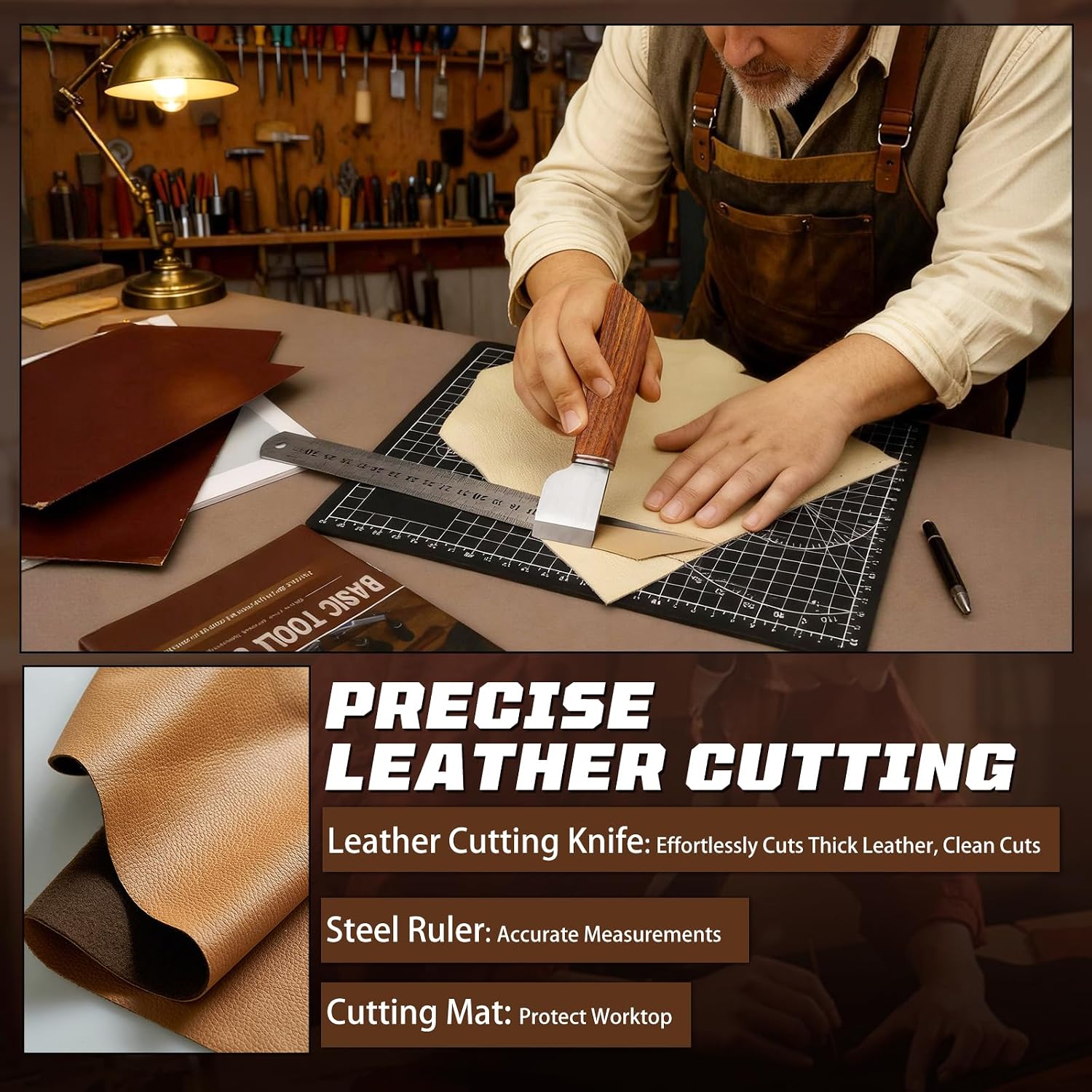 Leather Working Kit, Leather W - Leatherwork Kit 评论和价格