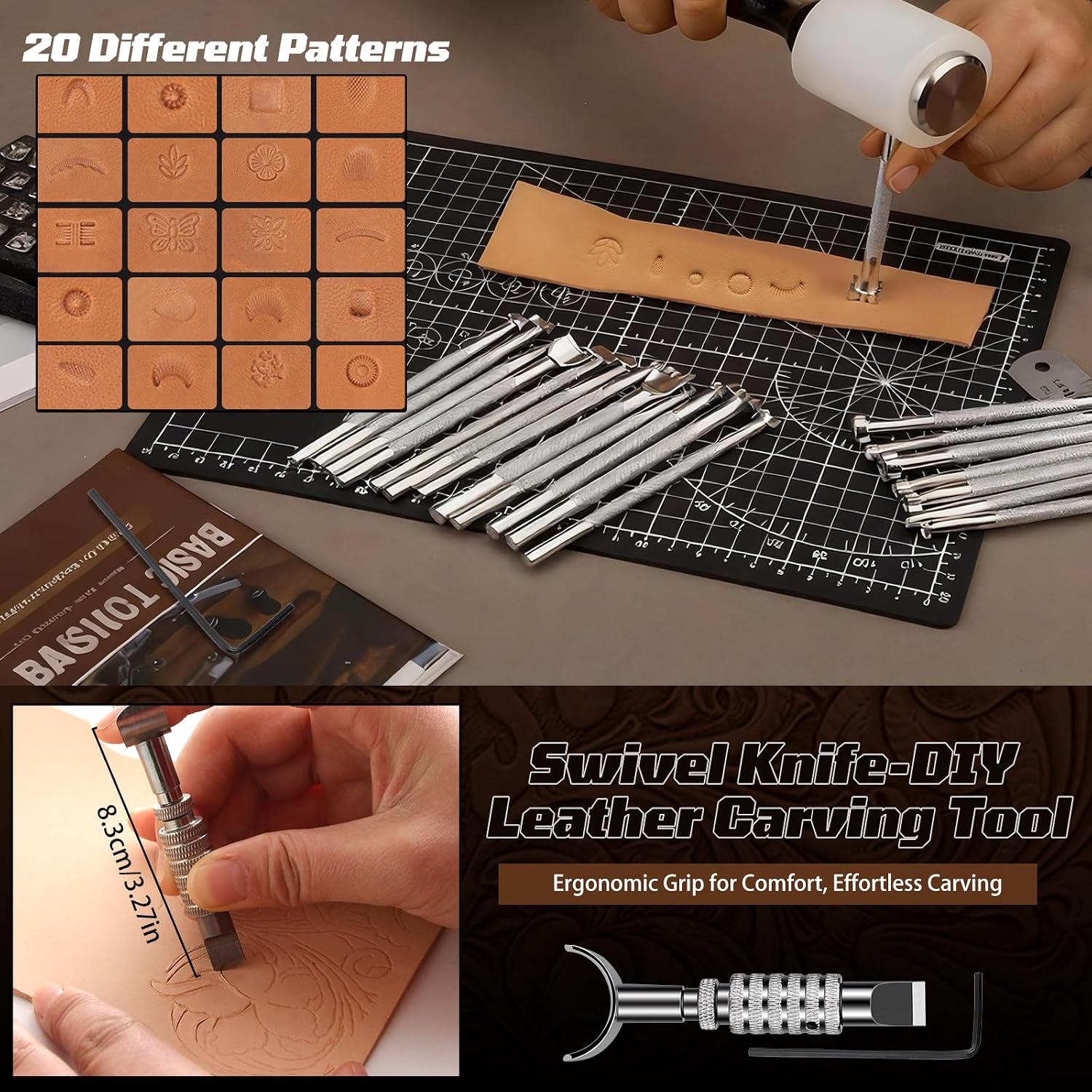 Leather Working Kit, Leather W - Leatherwork Kit 评论和价格