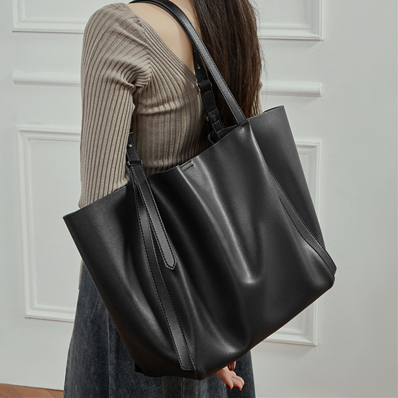 HIFASHION Large Soft Genuine L - Leather Work Handbags For Women 评论和价格